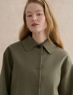 Cotton Rich Lightweight Collared Jacket