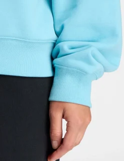 Cotton Rich Logo Crew Neck Sweatshirt