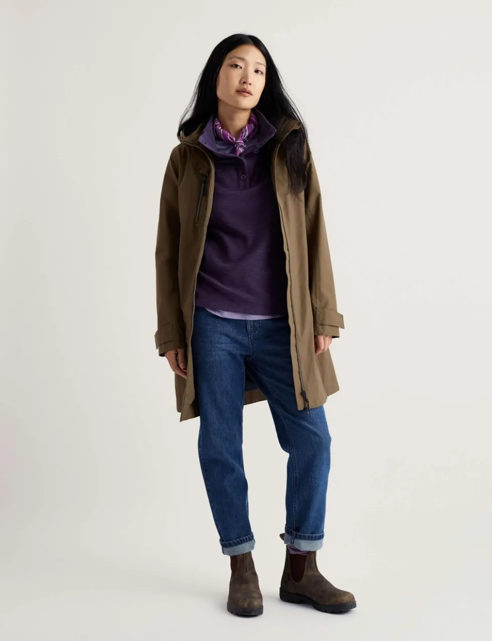 Cotton Rich Longline Raincoat