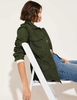 Cotton Rich Longline Utility Jacket