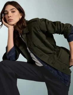 Cotton Rich Longline Utility Jacket