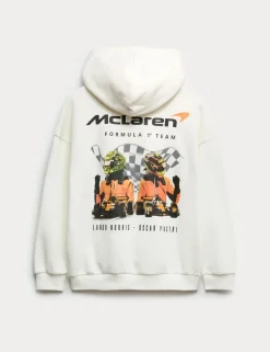 Cotton Rich McLaren™ F1 Team Print Hoodie (6-16 Yrs)
