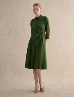 Cotton Rich Midi Skater Dress
