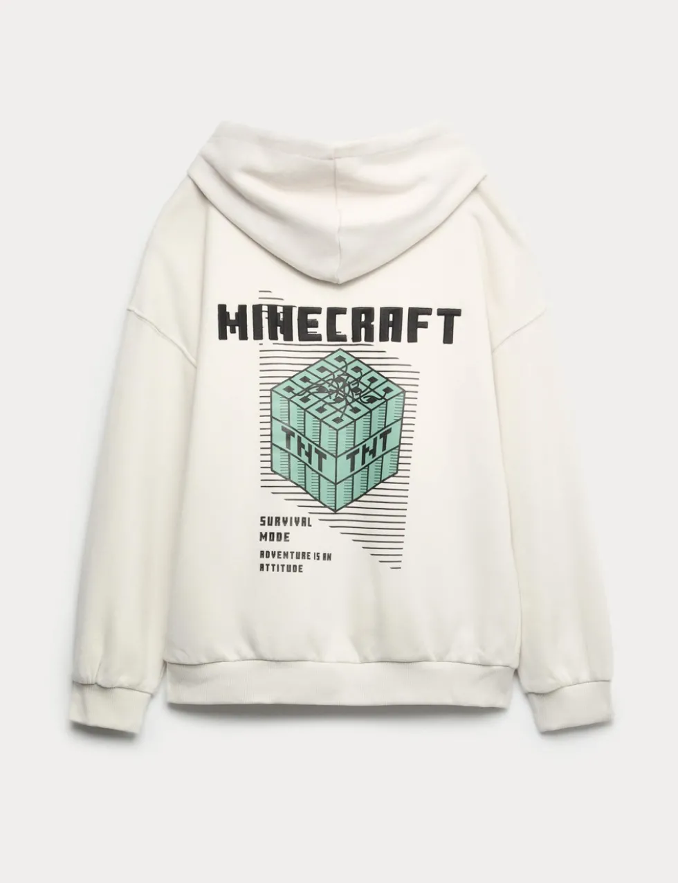 Cotton Rich Minecraft™ Graphic Hoodie (6-16 Yrs)