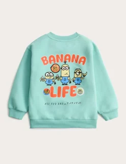 Cotton Rich Minions™ Graphic Sweatshirt (2-8 Yrs)