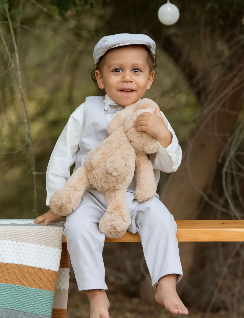 Cotton Rich Mock Waistcoat Romper (7lbs-24 Mths)