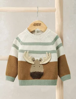 Cotton Rich Moose Jumper (0-24 Mths)