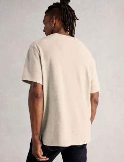 Cotton Rich Nep Crew Neck T-Shirt