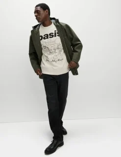 Cotton Rich Oasis Graphic Sweatshirt