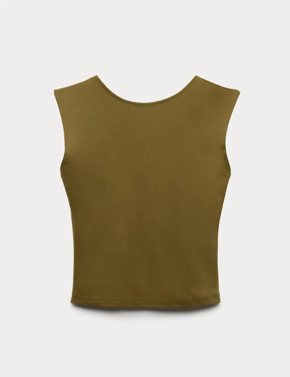 Cotton Rich Open Back Vest Top