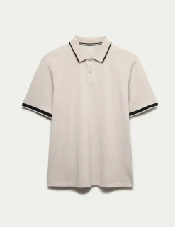 Cotton Rich Pique Club Sports Polo Shirt
