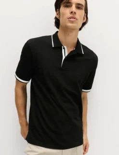Cotton Rich Pique Club Sports Polo Shirt