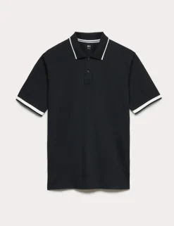 Cotton Rich Pique Club Sports Polo Shirt