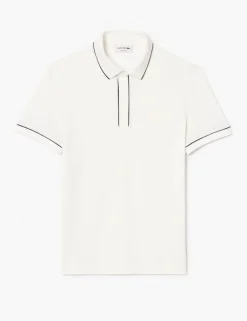 Cotton Rich Pique Tipped Polo Shirt