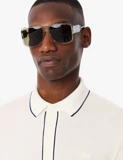 Cotton Rich Pique Tipped Polo Shirt