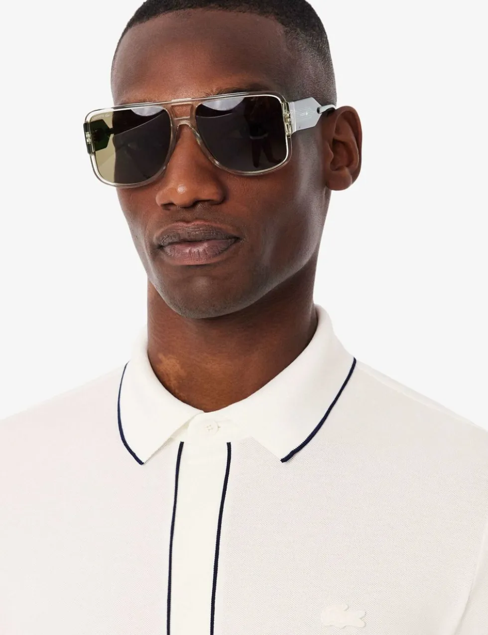 Cotton Rich Pique Tipped Polo Shirt