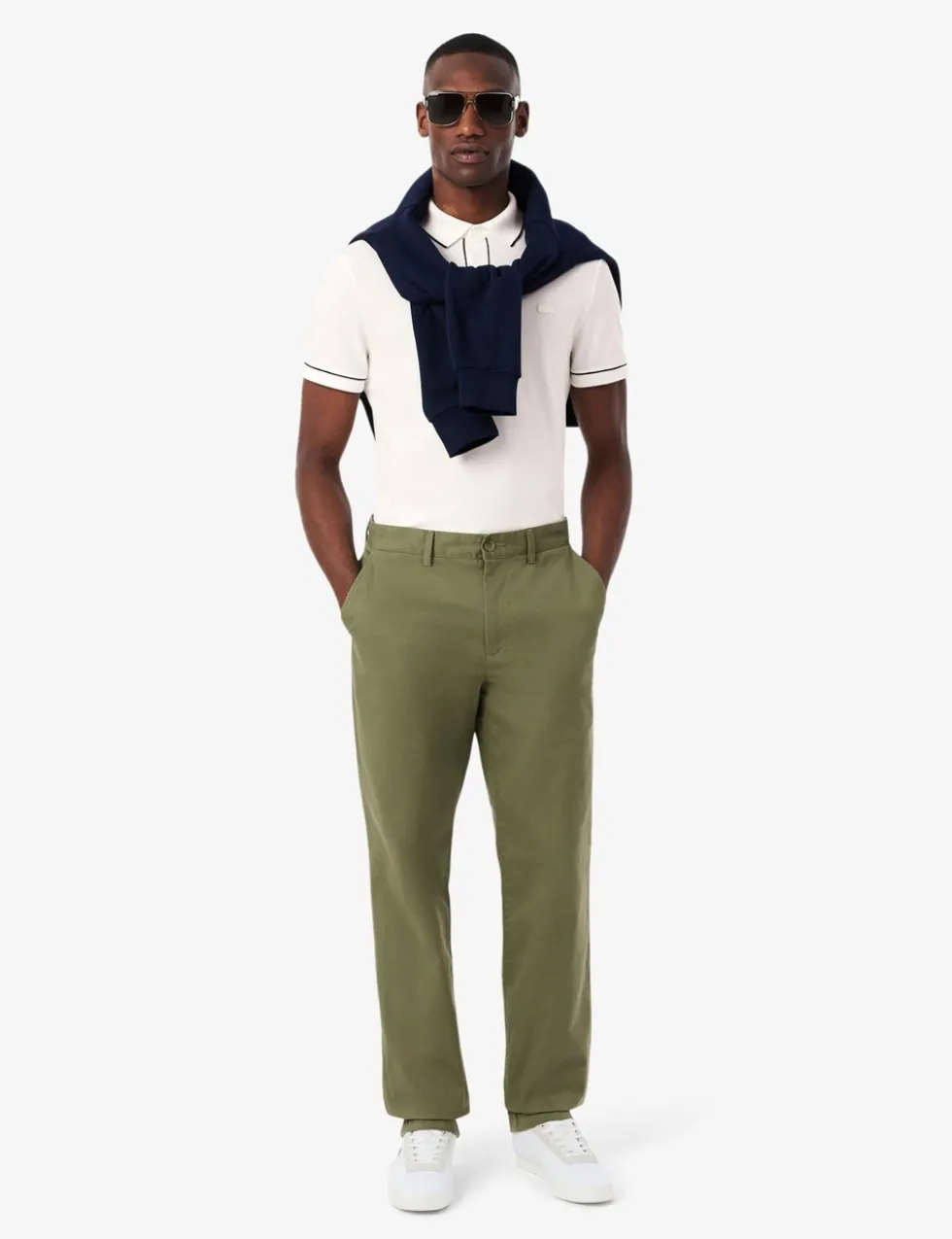 Cotton Rich Pique Tipped Polo Shirt