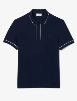 Cotton Rich Pique Tipped Polo Shirt