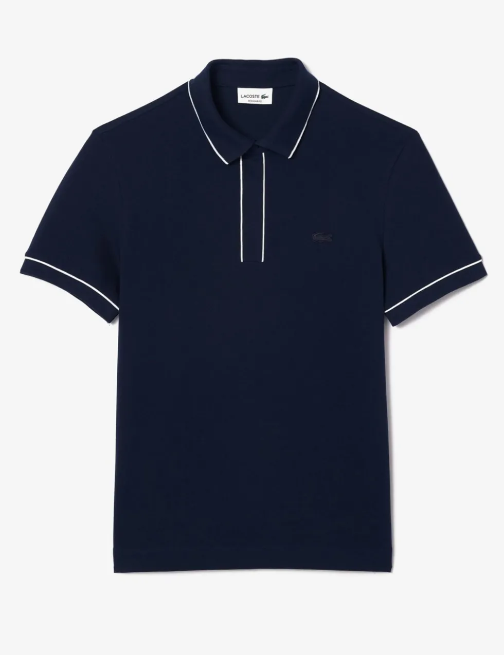 Cotton Rich Pique Tipped Polo Shirt