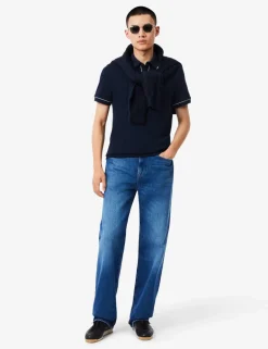 Cotton Rich Pique Tipped Polo Shirt