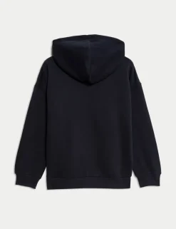 Cotton Rich Plain Hoodie (6-16 Yrs)