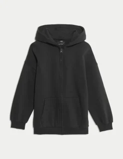 Cotton Rich Plain Hoodie (6-16 Yrs)