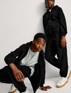 Cotton Rich Plain Hoodie (6-16 Yrs)