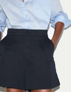 Cotton Rich Pleat Front Chino Shorts