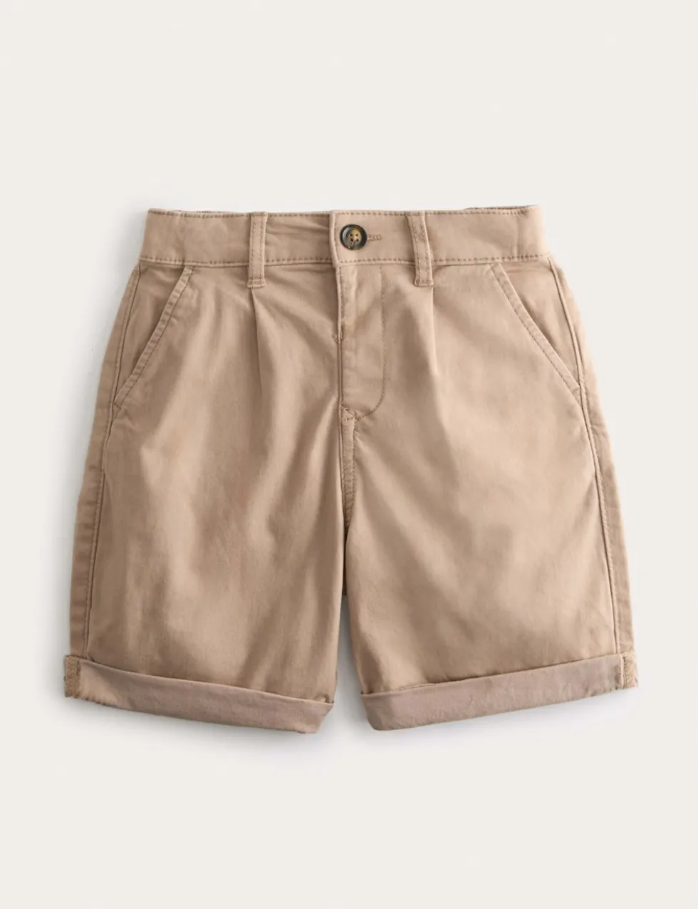 Cotton Rich Pleated Chino Shorts (2-10 Yrs)