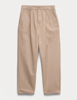 Cotton Rich Pleated Chinos (6-16 Yrs)