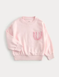 Cotton Rich Pocket Sweatshirt (2-10 Yrs)