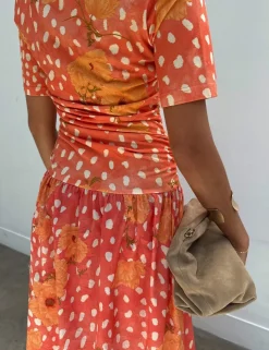 Cotton Rich Poppy Midi Skater Dress