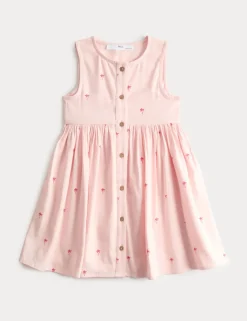Cotton Rich Printed Dress (2-10 Yrs)