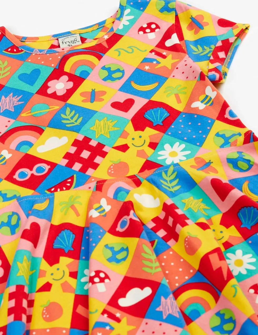 Cotton Rich Printed Dress (1-10 Yrs)