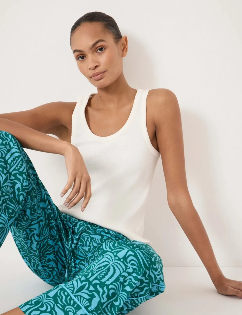 Cotton Rich Printed Pyjamas