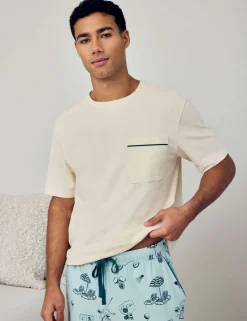 Cotton Rich Printed Pyjama Set