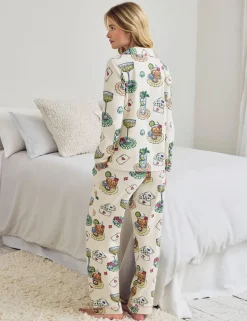 Cotton Rich Printed Pyjama Set