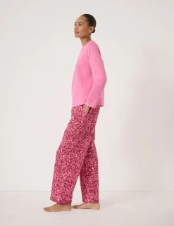 Cotton Rich Printed Pyjama Set