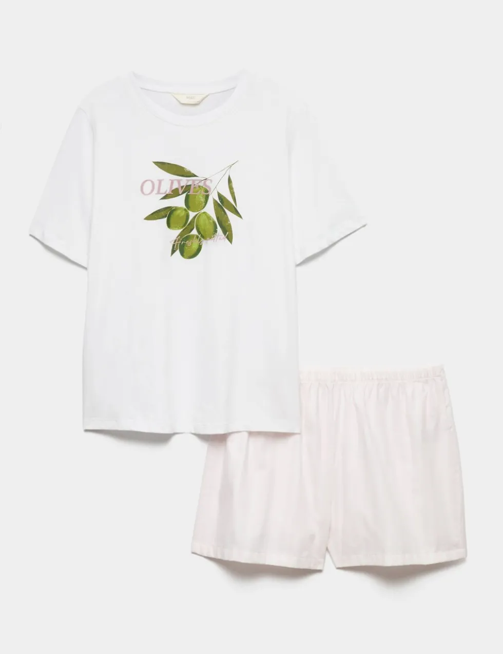 Cotton Rich Printed Shortie Set