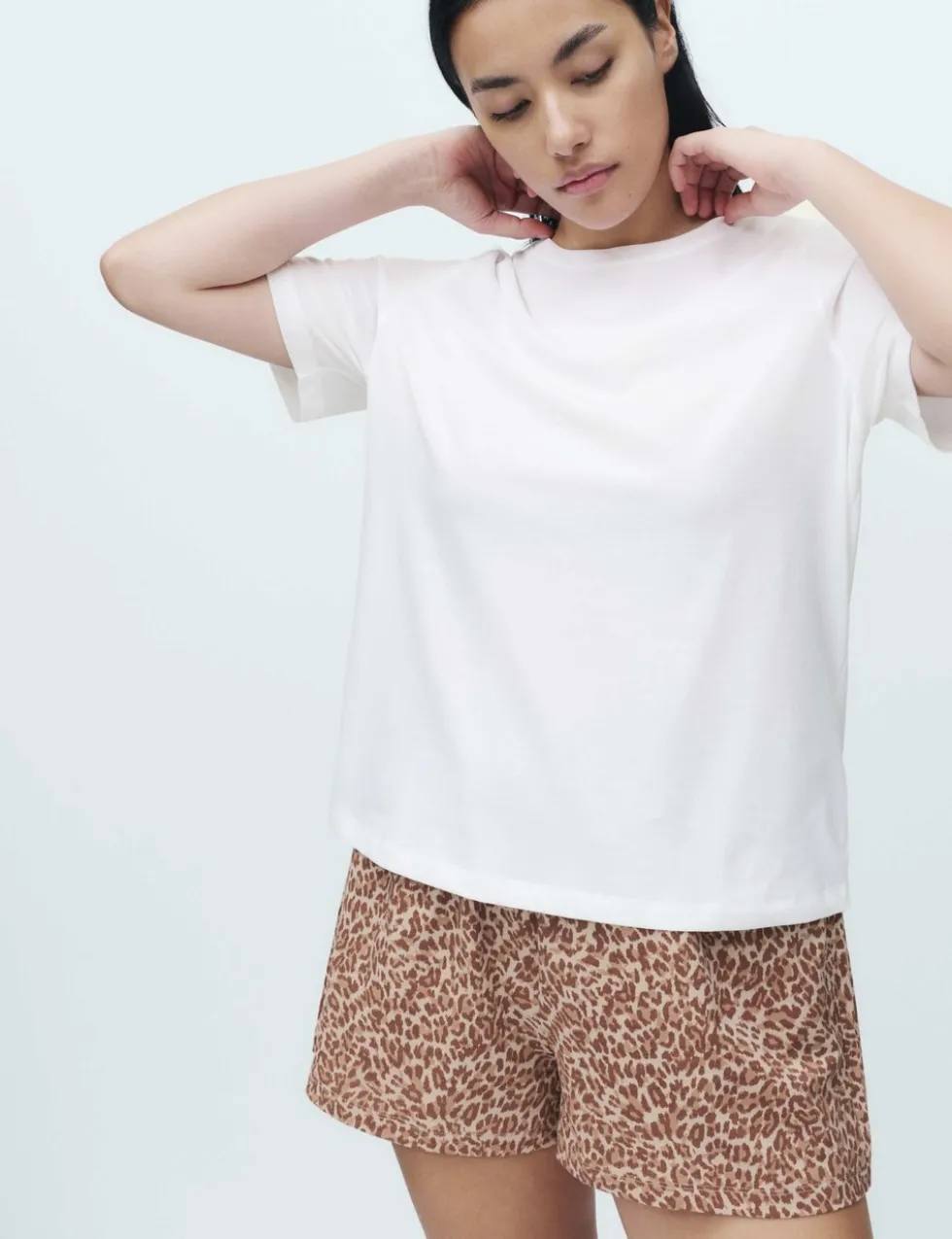 Cotton Rich Printed Shortie Set