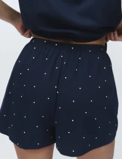 Cotton Rich Printed Shortie Set