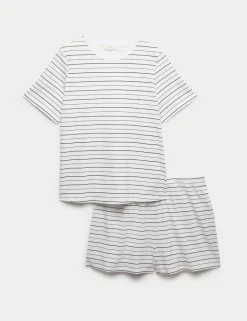 Cotton Rich Printed Shortie Set