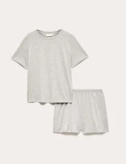 Cotton Rich Printed Shortie Set