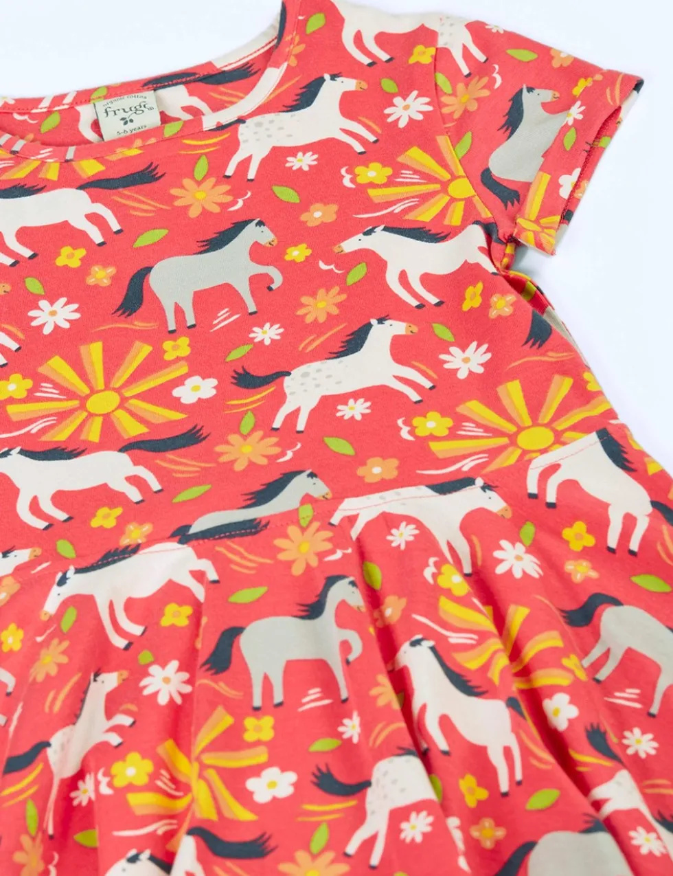 Cotton Rich Printed Skater Dress (1-12 Yrs)