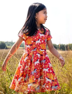 Cotton Rich Printed Skater Dress (1-12 Yrs)