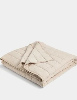 Cotton Rich Quilted Throw