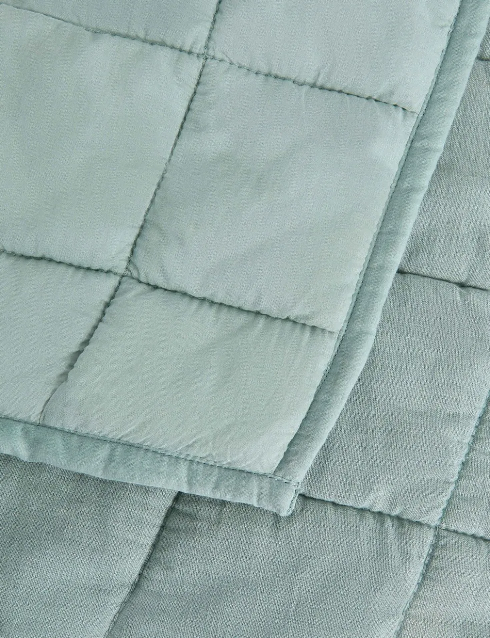 Cotton Rich Quilted Throw