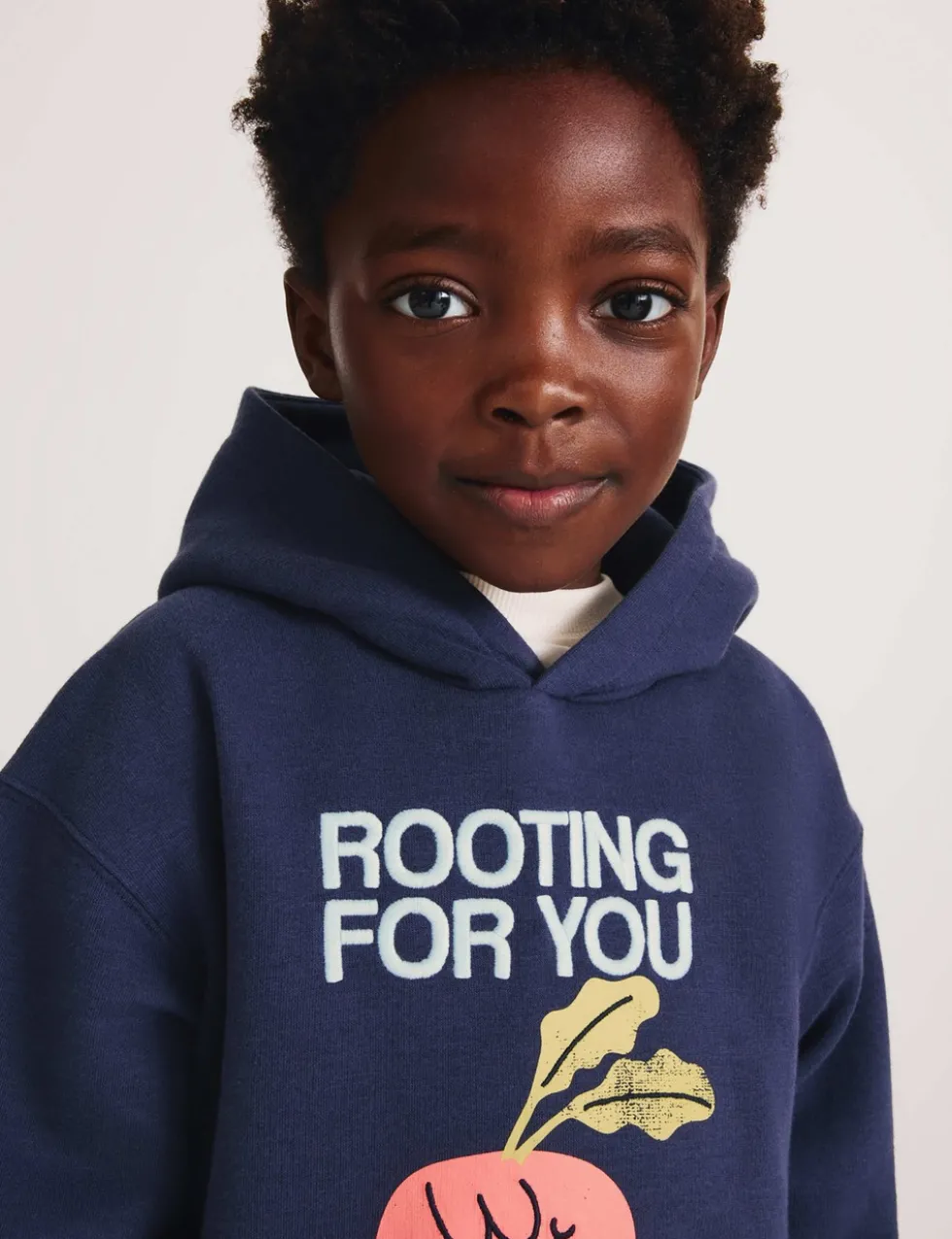 Cotton Rich Radish Graphic Hoodie (2-8 Yrs)
