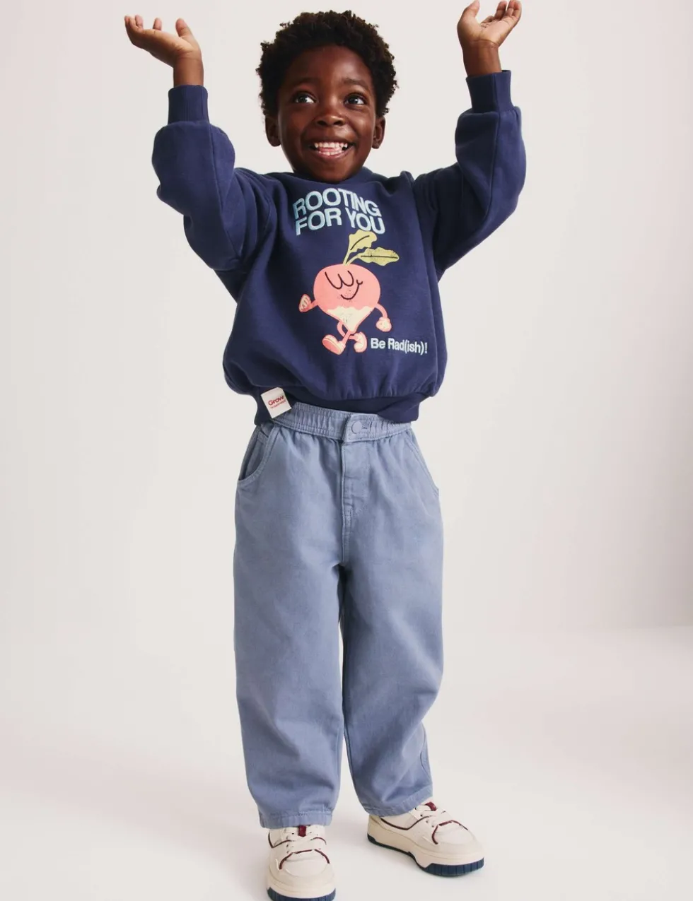Cotton Rich Radish Graphic Hoodie (2-8 Yrs)