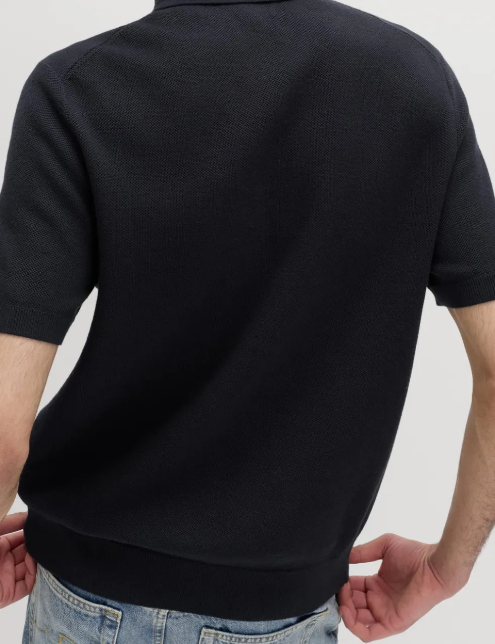 Cotton Rich Regular Fit Knitted Polo Shirt